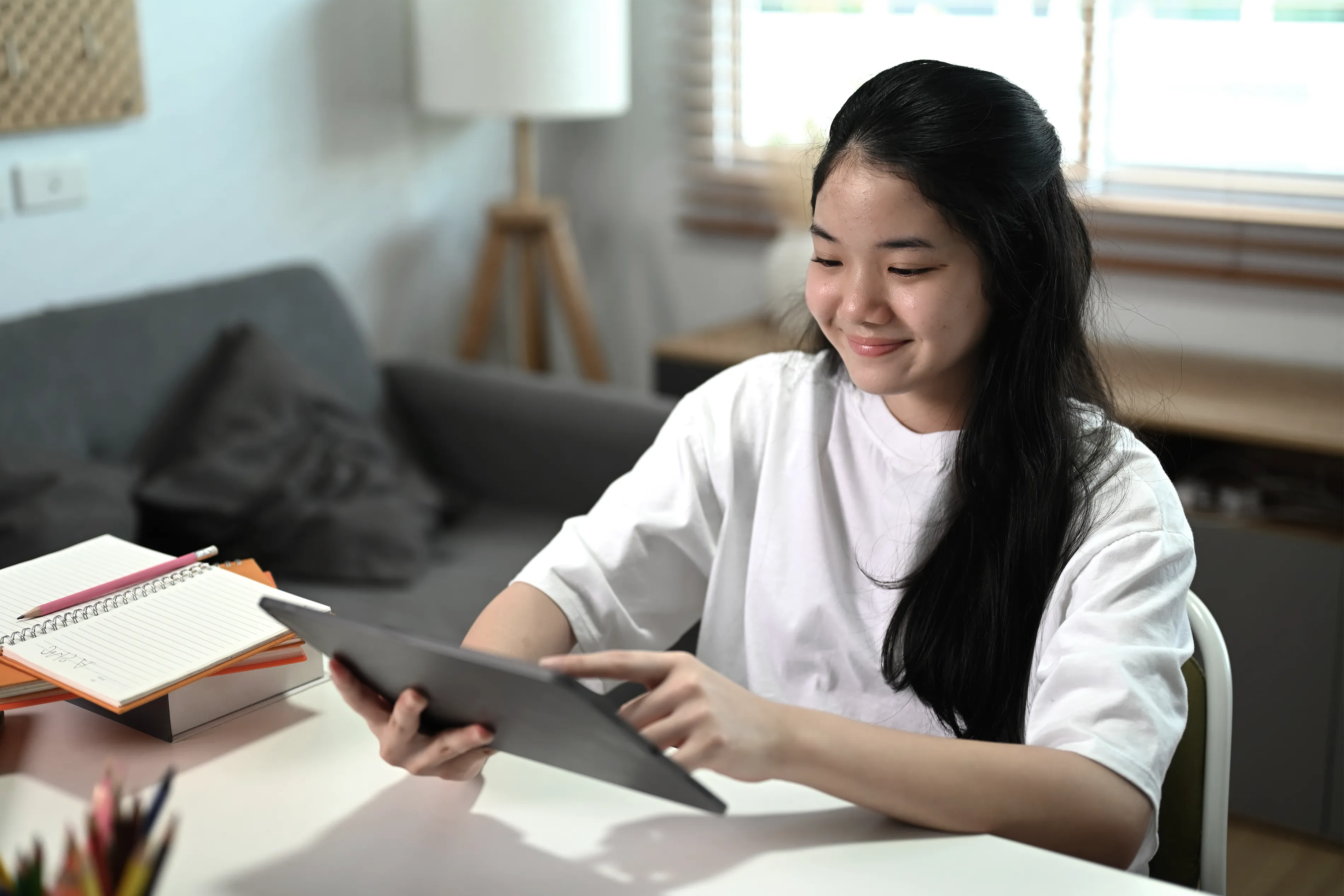 Student preparing for an AlgoClass consultation