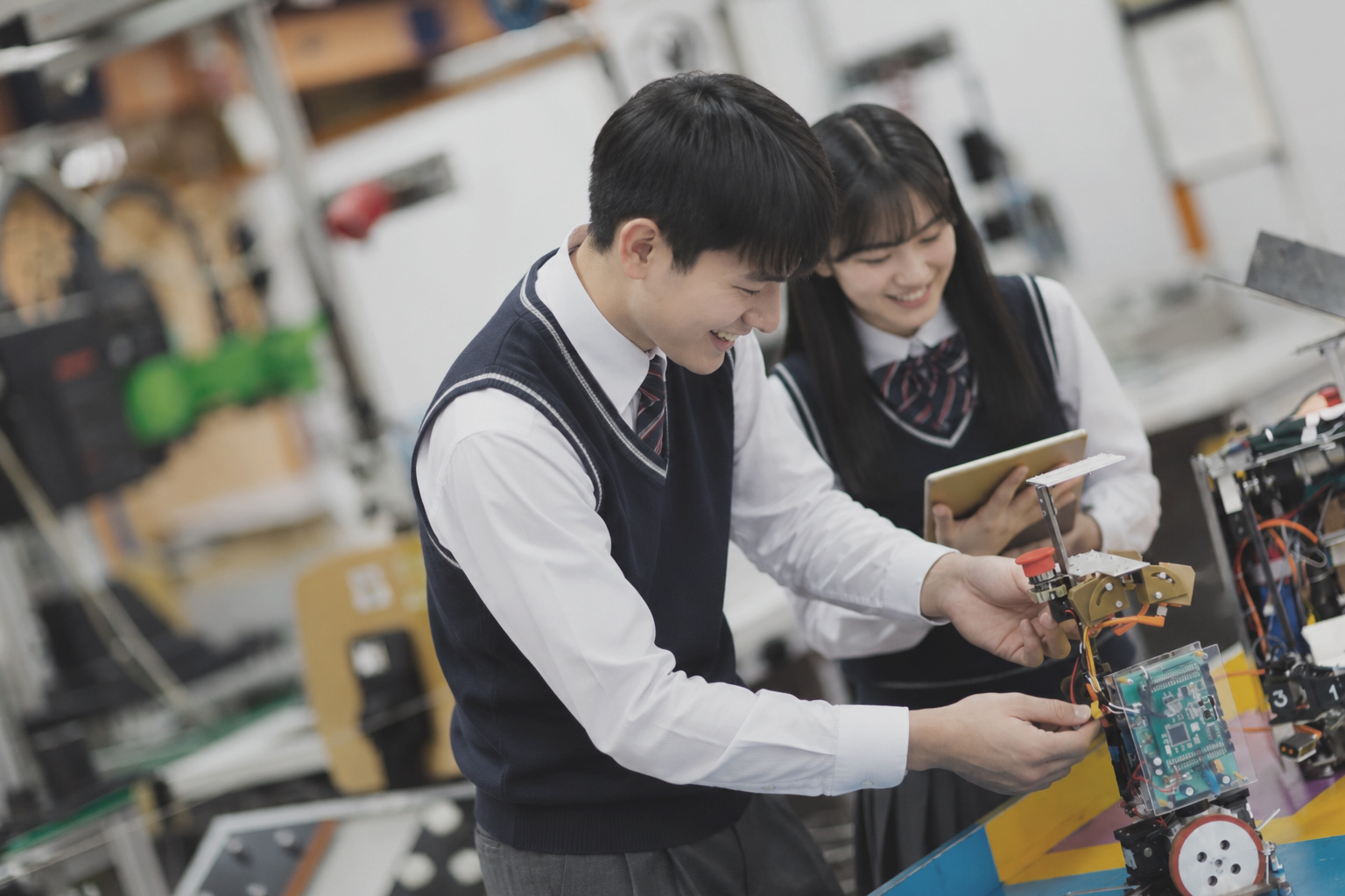 Educational robot representing technology-supported learning